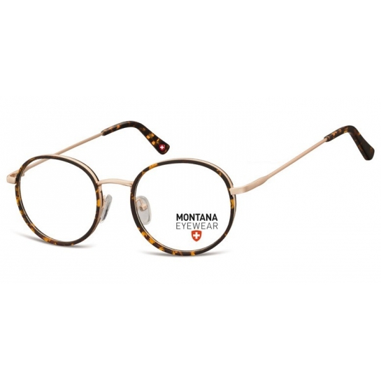 Panterkowe Lenonki okrągłe Okulary Oprawki optyczne MM608A